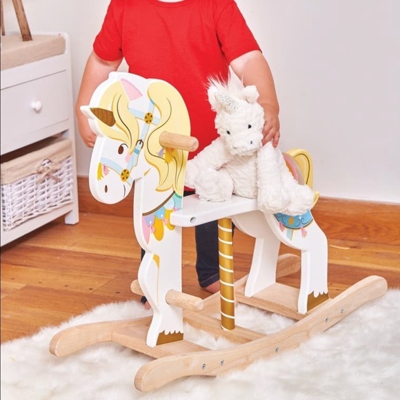Le toy van rocking unicorn carousel New in Box - Picture 4 of 9